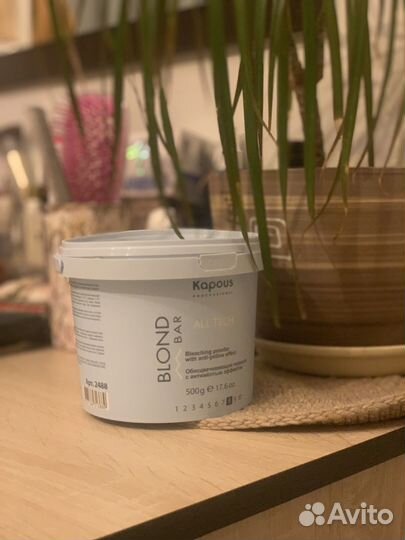 Порошок для осветления kapous blond bar
