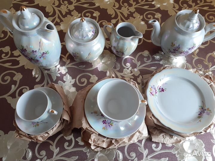 Чайно - кофейный сервиз 34 предмета