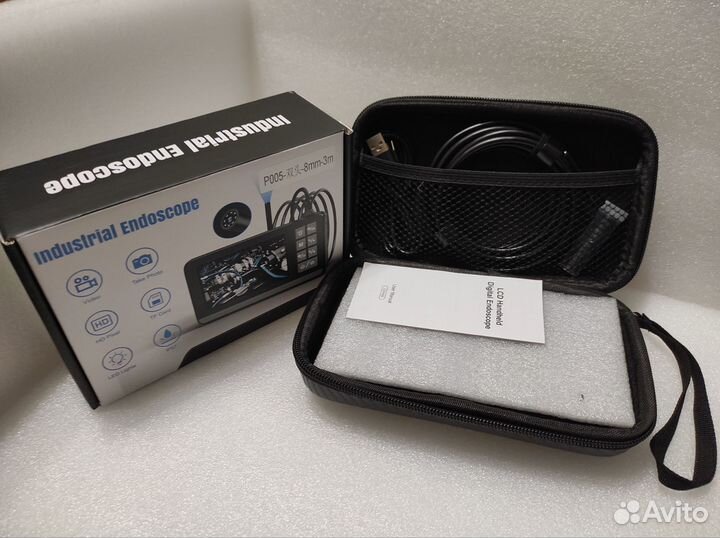 Видеоэндоскоп 2 камеры 3 метра + чехол
