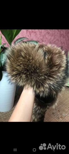 Шапка ушанка женская