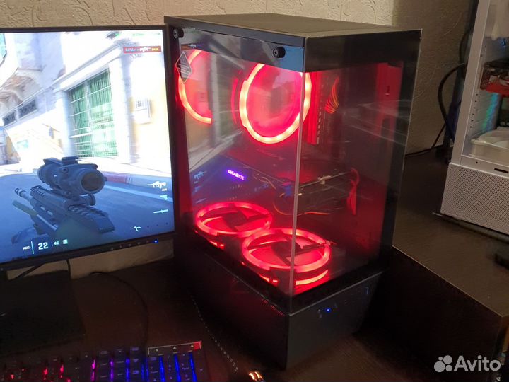 Игровой компьютер Ryzen 5 5600X / Видеокарта 8 гб