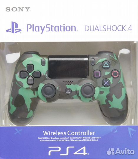 Геймпад Sony Dualshock 4 Camouflage - зеленый