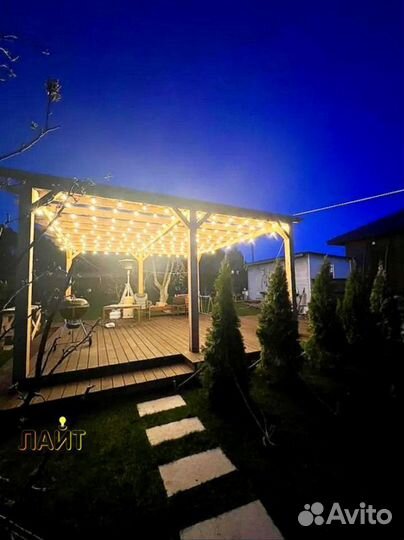 Гирлянды Белт Лайт Уличная расстояние между патрон