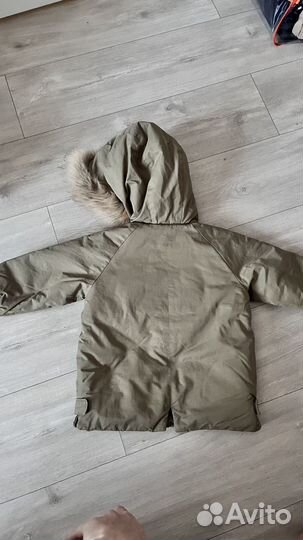 Парка утепленная Zara 92 размер