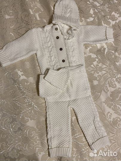 Вязанный костюм детский