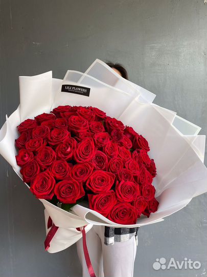 51 роза с доставкой