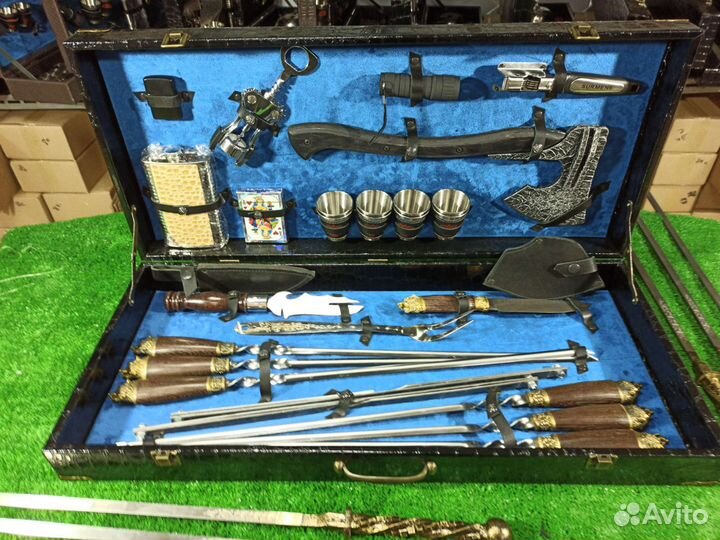 Набор шашлычный в кейсе