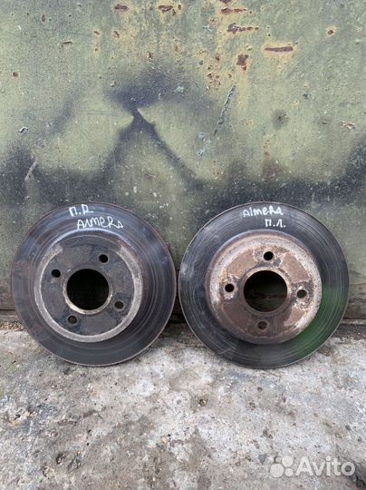 Диски тормозные передние Nissan Almera N15