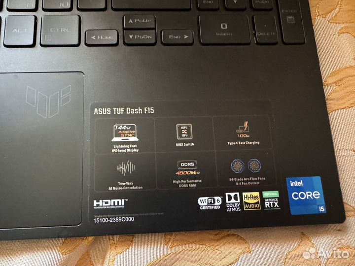 Asus tuf dash f15