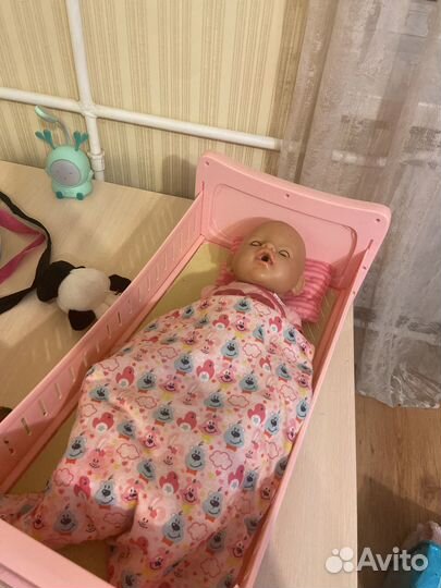Кровать для кукол беби бон и сама кукла беби бон