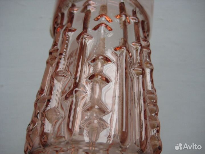 Ваза СССР (карамельное стекло)