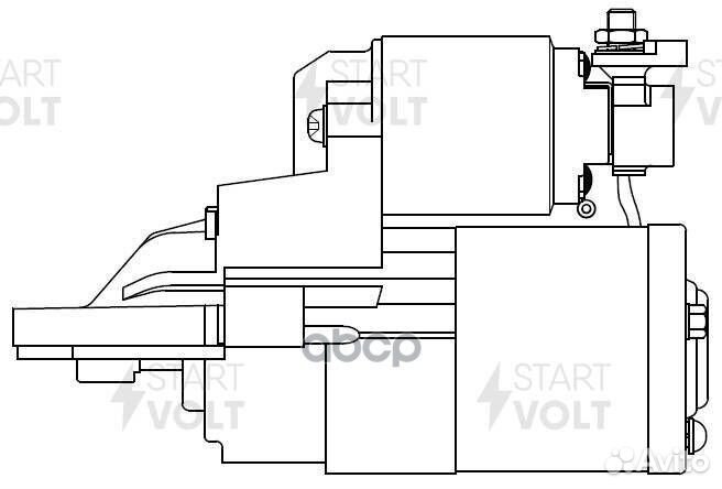 Стартер для а/м Mazda 3 BL (08) /6 GH (07) 2.0