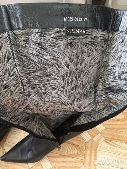 Сапоги кожа