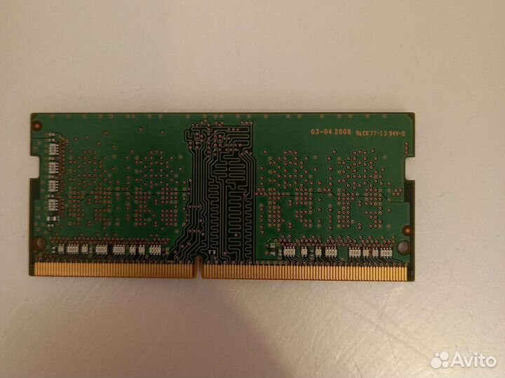 Оперативная память Samsung для ноутбука ddr4 4gb
