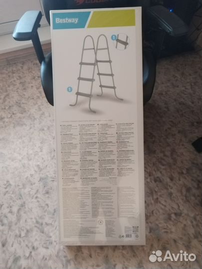 Лестница для бассейна Bestway 107 см новая