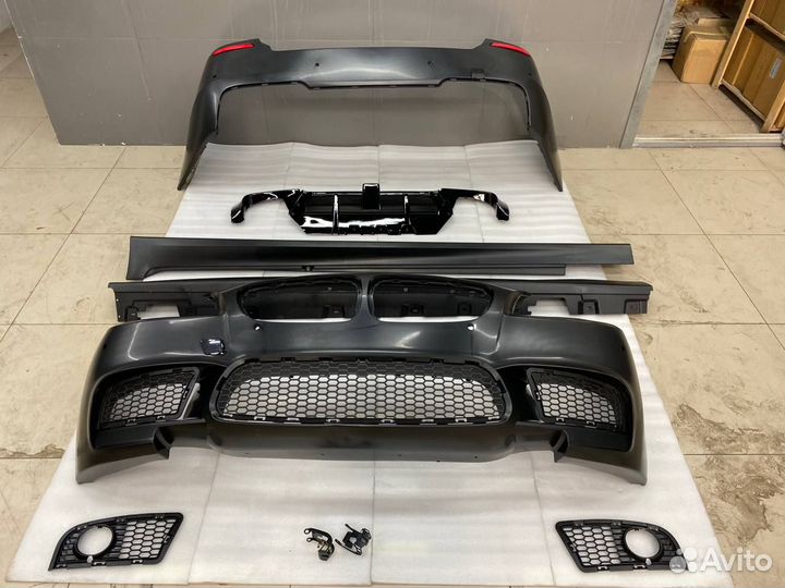 Обвес М лук для BMW F10 + LED диффузор