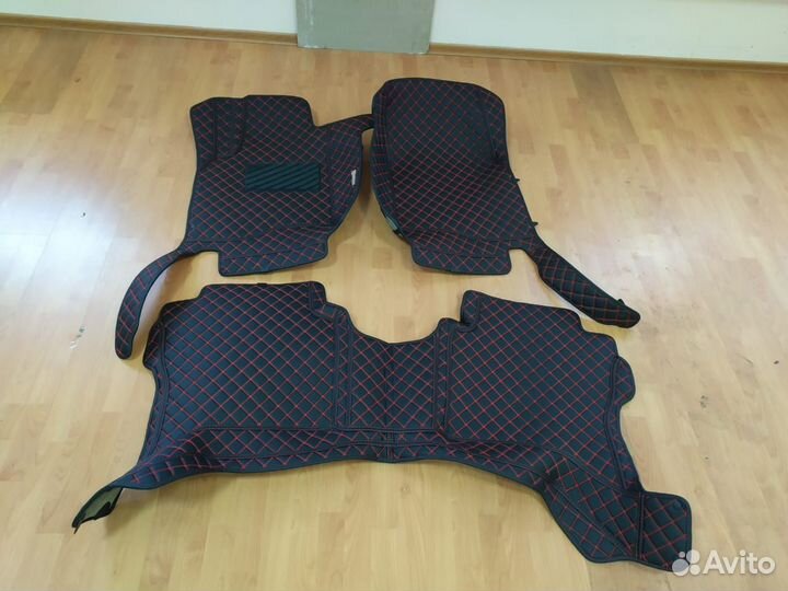 3D Коврики Mercedes AMG из Экокожи