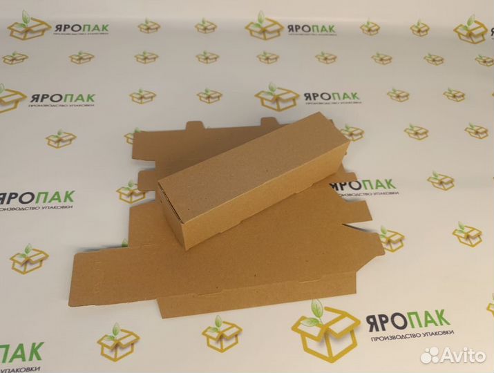 Картонная коробка самосборная 54x54x204