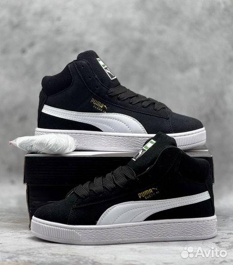 Кроссовки мужские зимние puma suede xl на меху