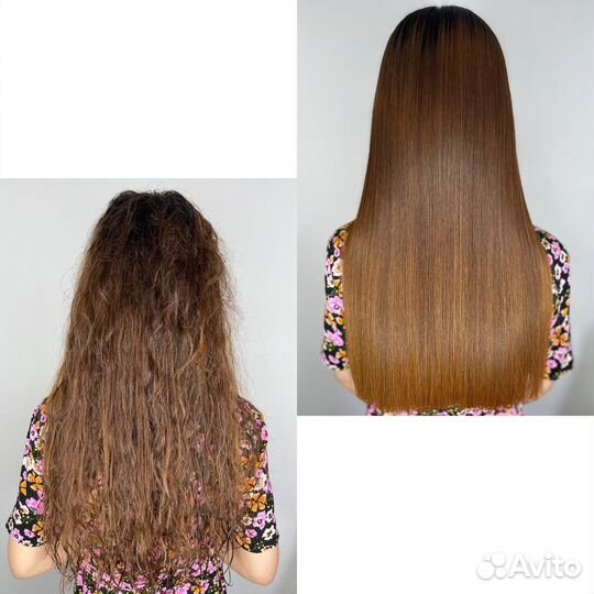 Кератиновое выпрямление