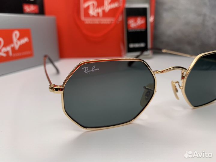 Очки Ray Ban Octagonal черные