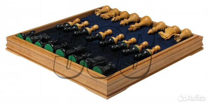 Шахматы Новолуние Люкс (бархатный ложемент (28442)