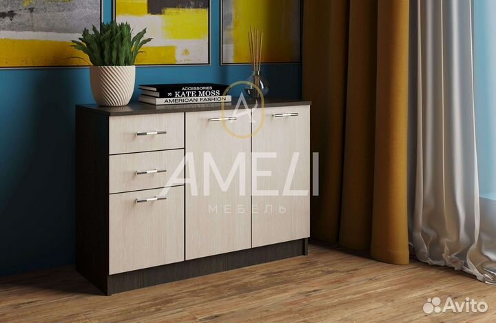 Комод в стиле икеа графит