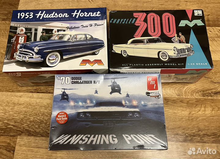Сборные модели автомобилей 1/25