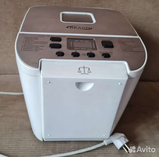 Хлебопечка Brand рабочая на запчасти