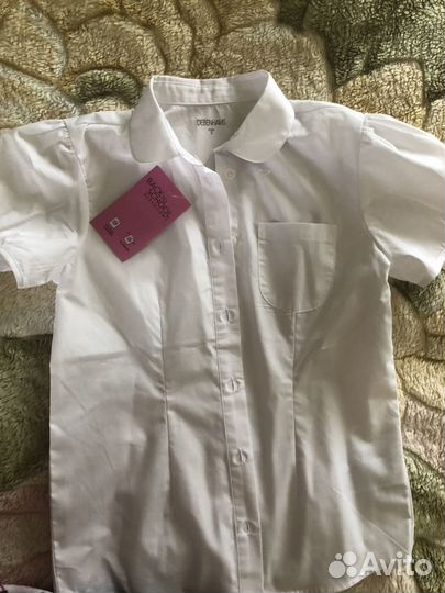 Блузки школьные размеры от 134 до 146