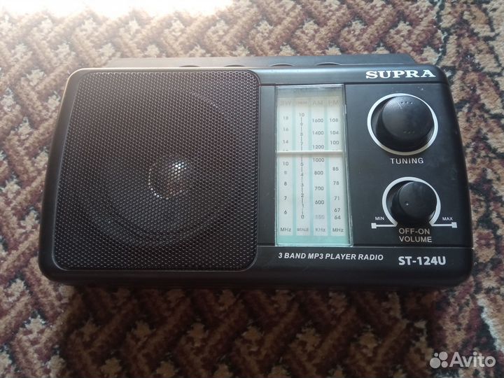 Радиоприемник Supra ST-124u