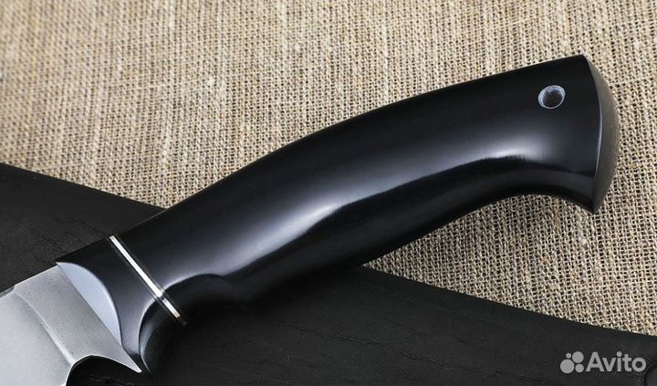 Нож Байкал C 80W1 Steel рукоять акрил черный