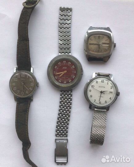 Наручные советские часы одним лотом