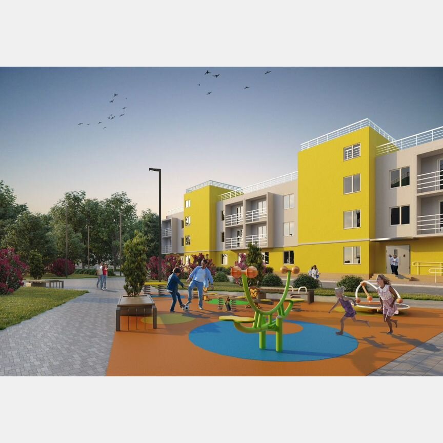 2-к. квартира, 72,1 м², 4/6 эт.