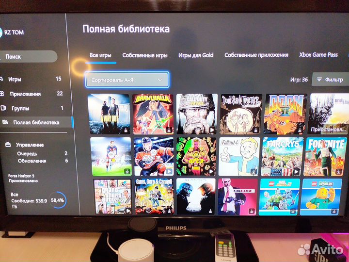 Xbox One S /2 геймпада (512gb+1tb) /36 игр