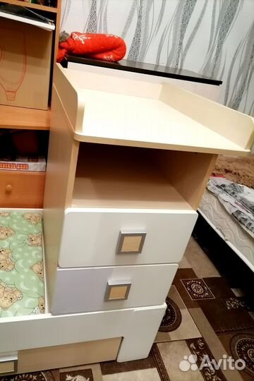 Детская кроватка транформер с маятником