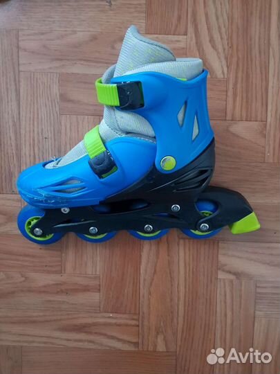 Ролики 34-37 размер, плюс комплект защиты