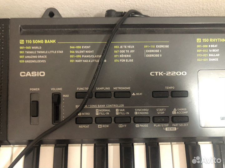 Синтезатор casio ctk2200