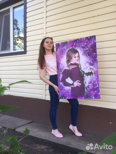 Портрет, картина в Пензе по фото на холсте