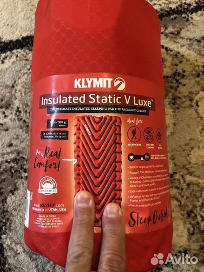 Коврик Klymit insulated static v luxe