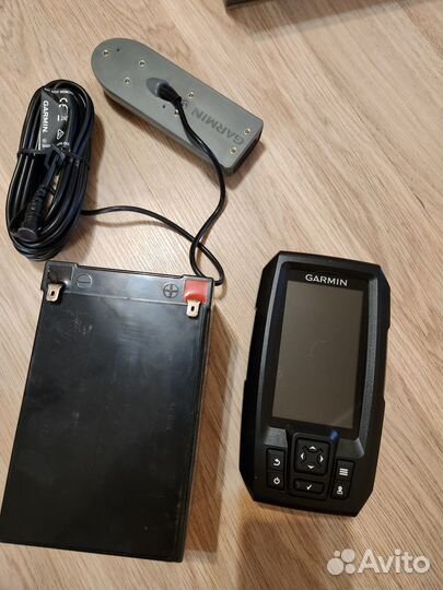 Эхолот garmin striker plus 4cv transducer