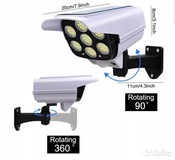 Светодиодный фонарь с датчиком движения