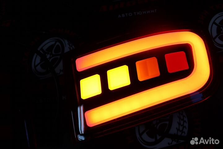 Prado 120 LED Катафоты в бампер стиль 2017+ A2HO8