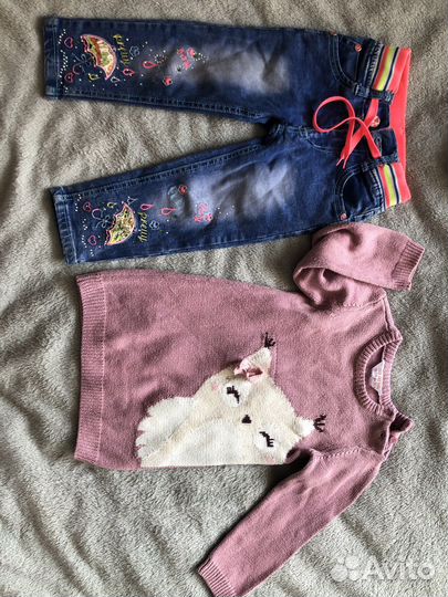 Пакет вещей на девочку 92