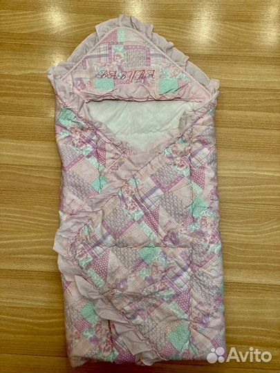 Конверт одеяло на выписку на осень