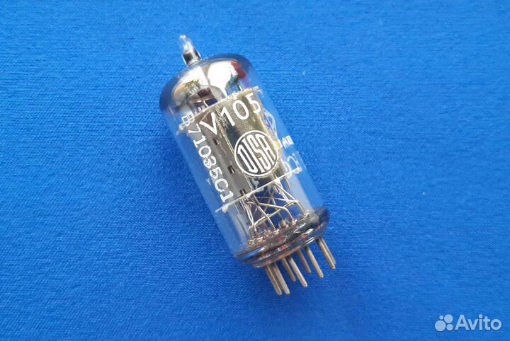 Радиолампа ecc83 (12ax7) Telefunken 1963 год