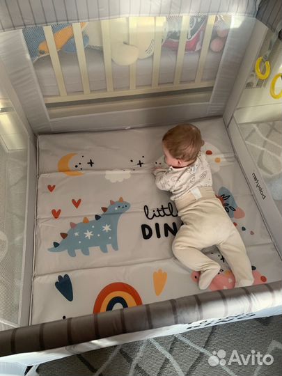 Манеж кровать детский складной большой