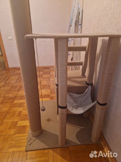 Когтеточка домик для кошки бу