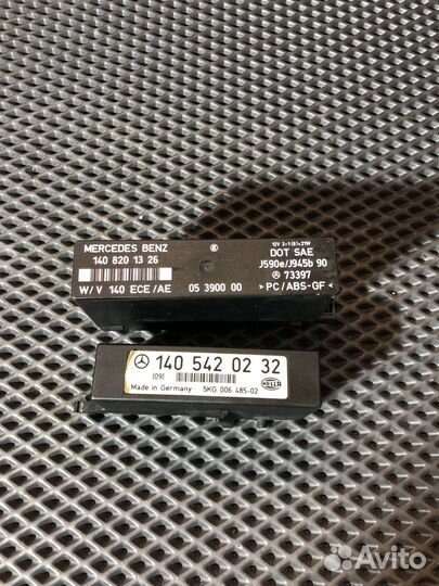 Блок контроля ламп + блок поворотников W140 M119