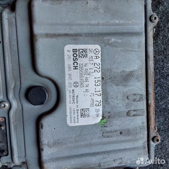 Mercedes w164 3.5 эбу блок управления двигателем
